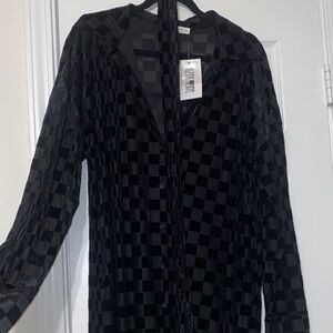 12th Tribe Black Long Sleeve Dress